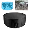 18 Size Black Cover Waterproof Oxford Wicker Sand Protect Garden Patio Rain And Snow Dust Outdoor Garden Furniture Rain Cover 3