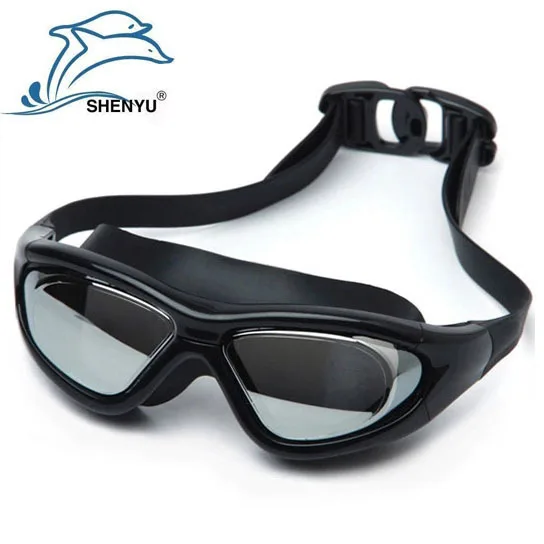 

Star Je Hot Sales-High Quality Swimming Glasses Electroplated Large Frame Anti-fog UV-Protection Swimming Goggles 9110