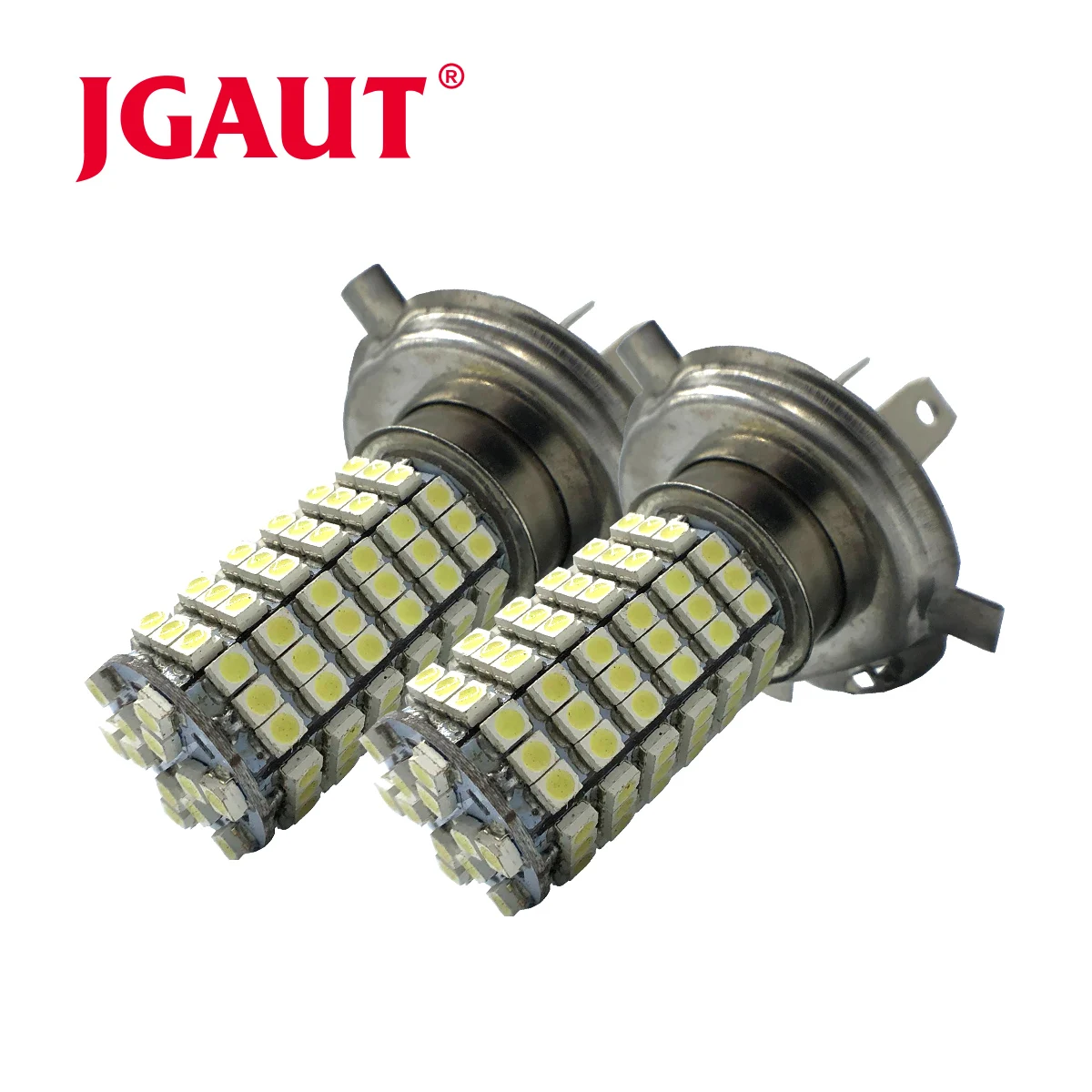 H4 светодиодный супер яркий 3258 120 SMD белый автомобильный противотуманный фонарь 12 в 24 в 6000 К белый для вождения Дневной ходовой Фонарь Авто Canbus