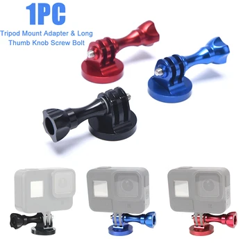 

1Pcs Hot Durable Colorful Aluminum Thumb Knob Screw Bolt +Tripod Mount Adapter