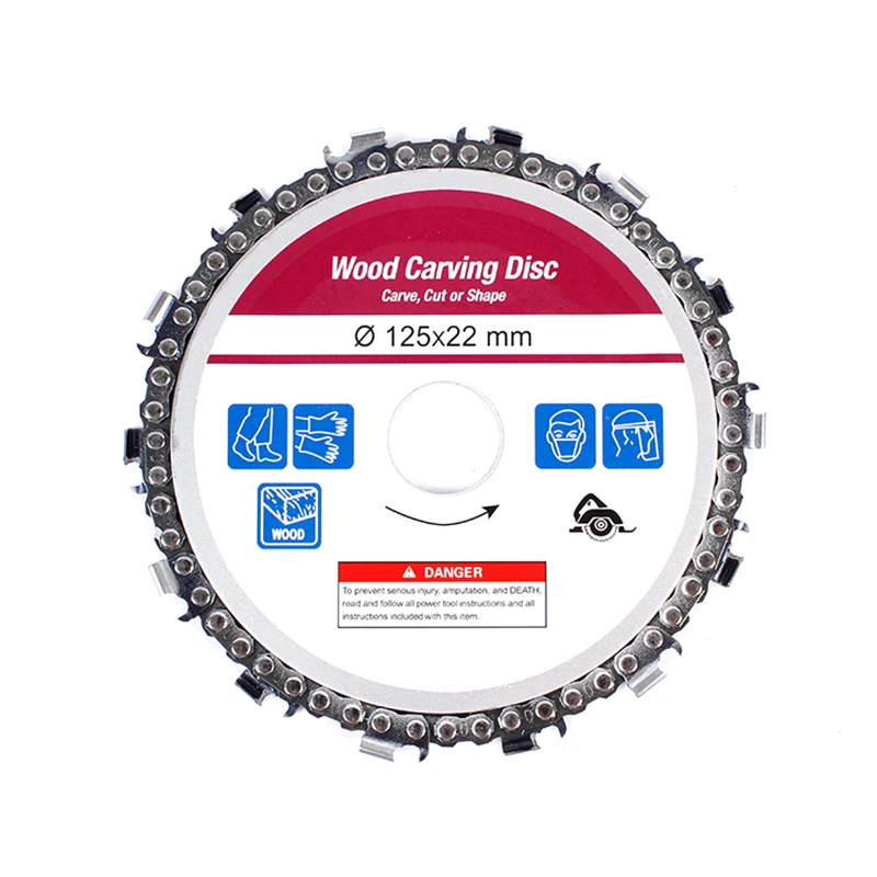 

5-дюймовый шлифовальный диск, 13 зубьев, тонкая цепная пила, пластина для резьбы по дереву, шлицевая пила, режущее полотно для использования, 5 дюймов, аксессуары для угловой шлифовальной машины