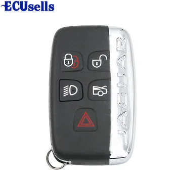 

5 Button Smart Key Remote Key Shell Case Fob for JAGUAR XJ XJL XF With Words