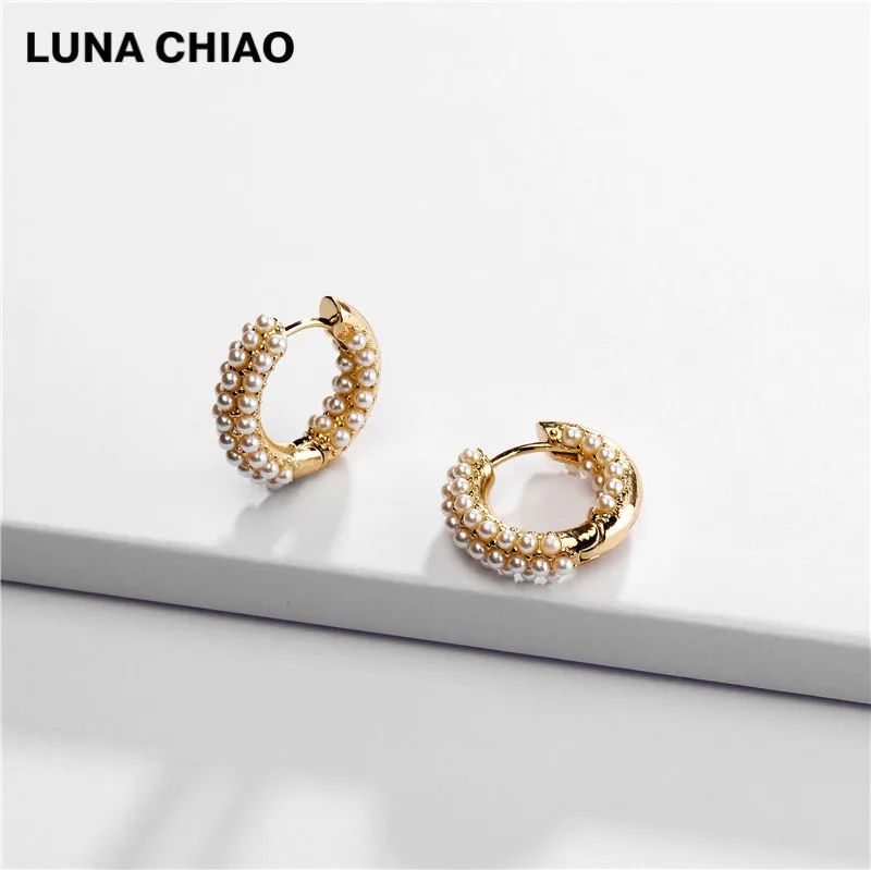 A0907WT LUNA CHIAO, модное ювелирное изделие, лето, популярные мини обручи, серьги, кость уха, манжета, эмалированные серьги-манжеты, серьги Huggie - Окраска металла: A0907WT