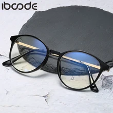 Iboode, металлические женские очки, оправа, мужские очки, оправа, Ретро стиль, круглые, прозрачные линзы, оптическая оправа, Oculos De Grau, очки