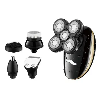 

Five-blade Electric Shaver Rechargeable Razor Spiral Use Waterproof Multipurpose Shaver Body Washing Shaving Razor