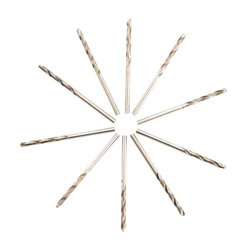 

10 Pcs 2.8mm HSS Quality Precision Micro Straight Shank Twist Drill Bits Kit
