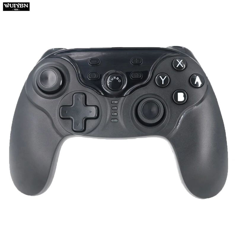 Черный WUIYBN геймпад беспроводной Bluetooth NS PRO контроллер для nintendo переключатель игровой машины джойстик и ПК - Цвет: Черный