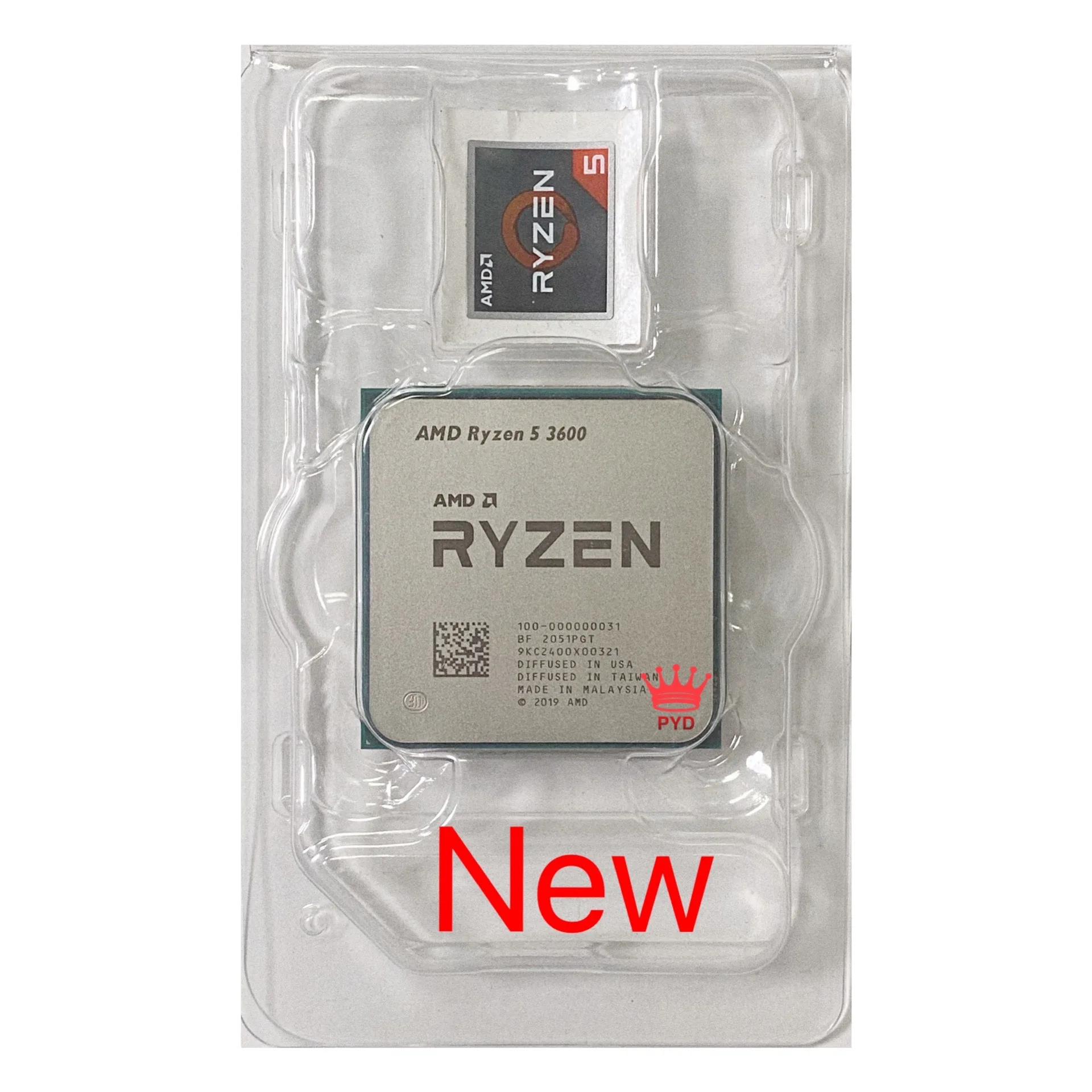 Процессор AMD Ryzen 5 3600 3,6 ГГц с 12ю потоками 7 нм 65 Вт L3