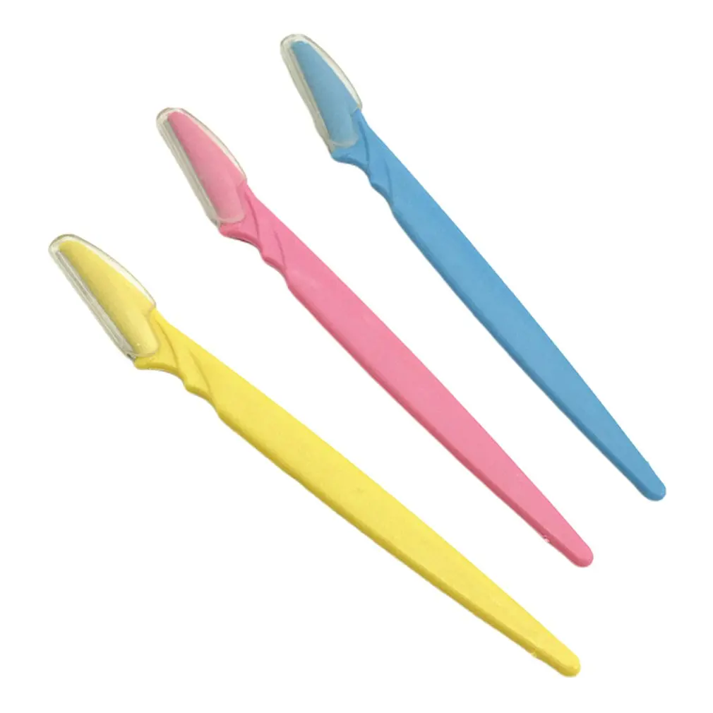 

Eyebrow Shaping Knife 3 Pcs Eyebrow Razor Professional Facial Hair Remover Portable Eye Brow Shaping Tool