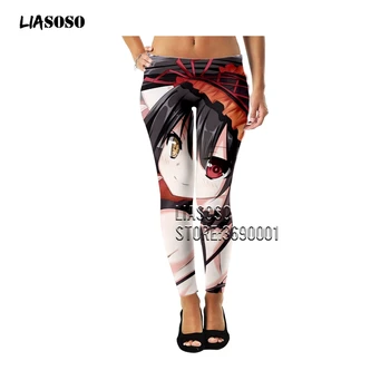 

LIASOSO 3D Print Anime Date A Live Tokisaki Kurumi Nightmare Girls Ladies Push Up Legging Woman's Leggings Ankle Pants Clothes