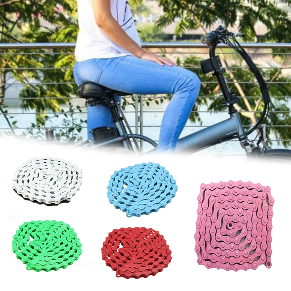 1x дорожный MTB велосипед фиксированная передача односкоростная цепь 1/2x1/8 96 звеньев