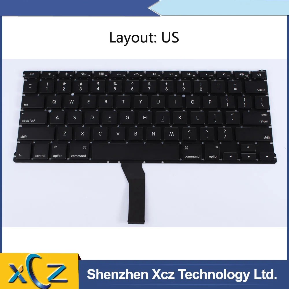 

New A1369 A1466 Keyboard For Macbook Air 13'' US UK French Danish Spanish Russian Layout 2010-2015 Year