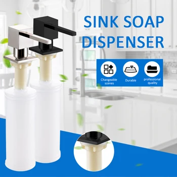 

300ml Bathroom Faucet Sink Soap Dispenser Liquid Soap Lotion Dispenser Pump Storage Holder Bottle Kitchen Replace Bottle NEW