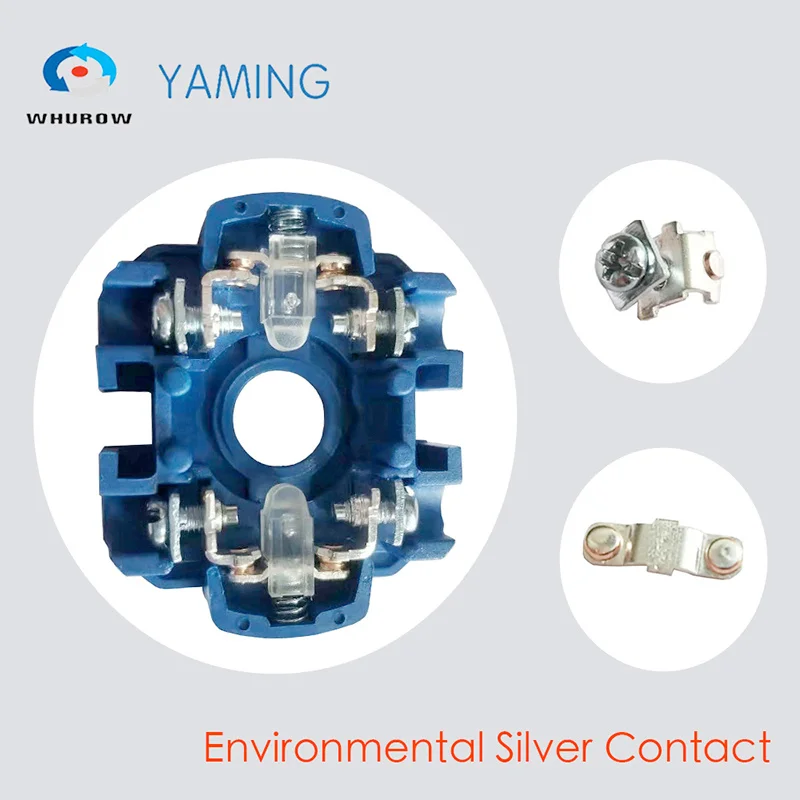 plástica, motor de controle on-off-on, 3 polos,