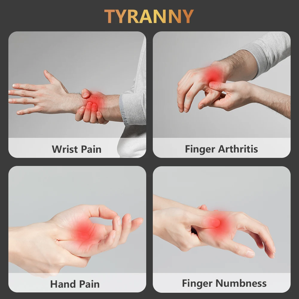 Wireless Electric Hand Massager Shiatsu Hand Massager Adjustable Heating Function for Hands Arthritis Pain Numbness Relief_voghion.com