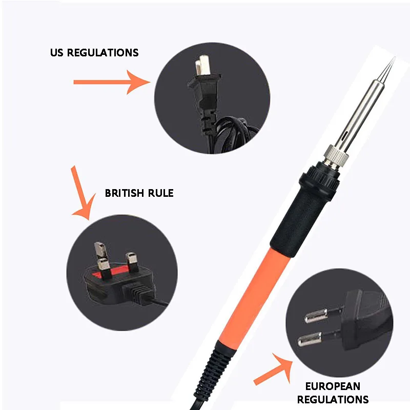 72 Sets of Electric Iron Engraving Tools for Temperature Control Engraving 110V Sets of Iron Engraving Tools