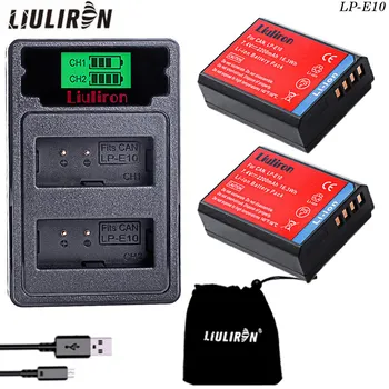 

LP-E10 LPE10 LP E10 Digital camera battery for Canon EOS 1100D 1200D 1300D 2000D Rebel T3 T5 T6 KISS X50 X70 Battery L10