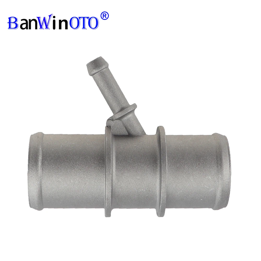 AluminiumRadiatorCoolantHoseConnectorFlangeWaterOutletForVW