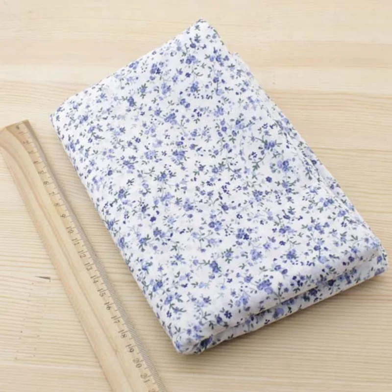 Booksew 7pcs Navy Fat Quarters Cotton Fabric For Quilting DIY Sewing Patchwork Bags Tilda Doll Cloth Textiles Fabric 50*50cm