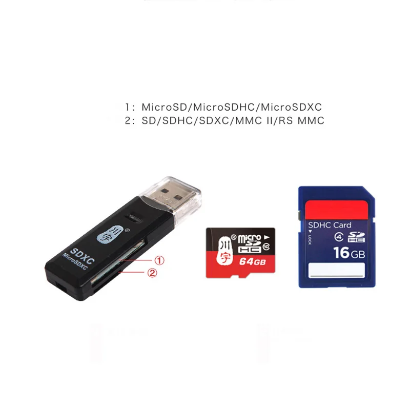 High Quality Mini USB 2 0 Card Reader for Micro SD Card TF Card Adapter Plug 5