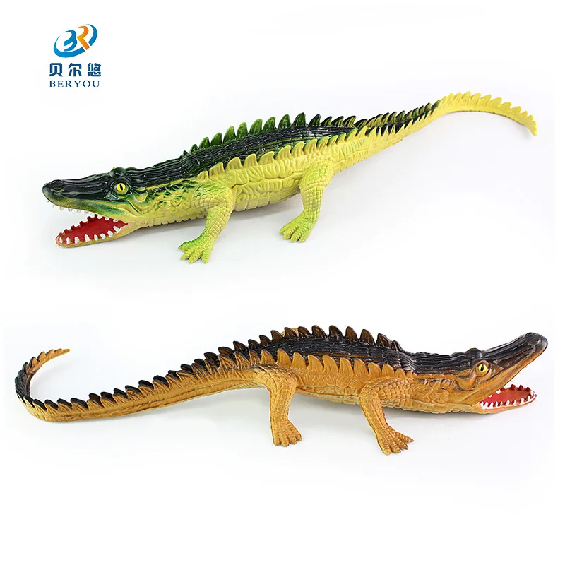 

Strange New Sound Making Nile Crocodile Model Toy Vinyl Small Crocodile Trick Vent Stall Small Toy Wholesale