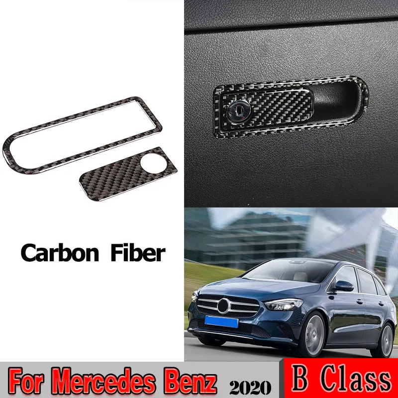 Наклейки из натурального углеродного волокна для Mercedes Benz B GLB Class W247 X247 2020 футляр