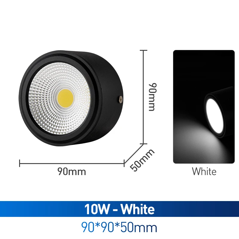 Surface Mounted LED Downlight 10W 15W LED Ceiling Lamps COB Spot Light AC85-265V Needs Driver Indoor Home Decoration Lighting smart downlights LED Downlights