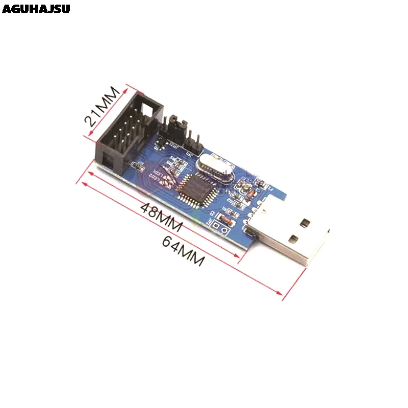 10Pin до 6 Pin плата адаптера+ USBASP USBISP AVR программист USB ATMEGA8 ATMEGA128 ATtiny/CAN/PWM 10Pin модуль провода DIY