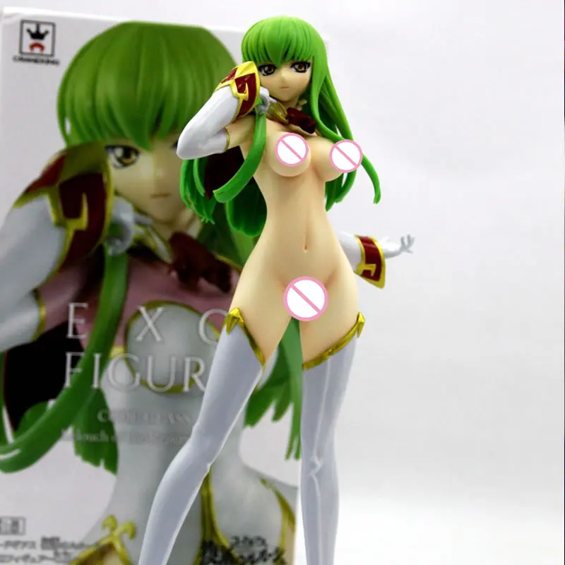 

25cm Original Banpresto remake figure revival of the Rebellion C.C. Naked Ver Sexy Resin GK model Collection anime figure