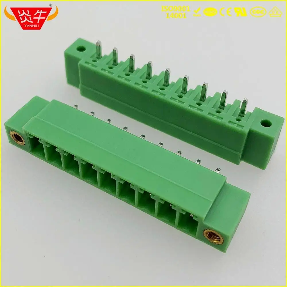KF2EDGVM 3,5 2P~ 12P PCB вставные TEMINAL блоки 15EDGVM 3,5 мм 2PIN~ 12PIN MCV 1,5/2-GF-3, 5-1843224 PHOENIX контакт DEGSON