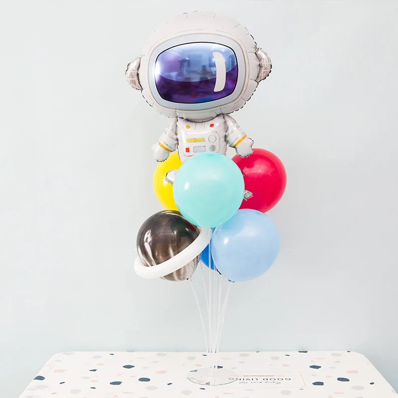 7 шт./лот вечерние воздушные шары космонавта ракета фольги Воздушные шары галактики тема вечерние для мальчиков День Рождения Декор - Цвет: 4