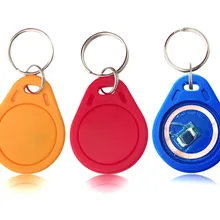 10 шт. 13,56 МГц IC M1 S50 маркер Управление карты ключ брелок для ключей ABS посещаемости Водонепроницаемый записываемых брелоков Finder управление rfid теги