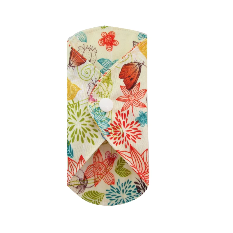 Reusable Menstrual Cloth Sanitary Pads for Women 17*17cm Bamboo Panty Liners menstrual panties