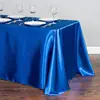 8 White Satin Table Cloth 140cmx250cm Rectangle Table Cover WholeSale Tableclothes For Wedding Event Party Hotel Decoration 4