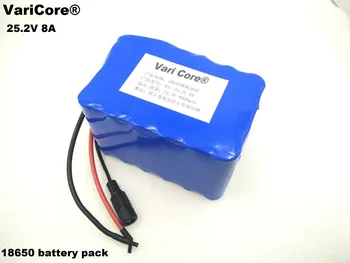 

24V 6S4P 8000 mAh 8A 18650 lithium battery for small motors / led bulb use backup power / electric car battery