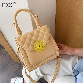 

[BXX] Simple All-match Small PU Leather Bag For Women 2020 Luxury Summer Shoulder Handbags Lady Crossbody Travel Bag HM507