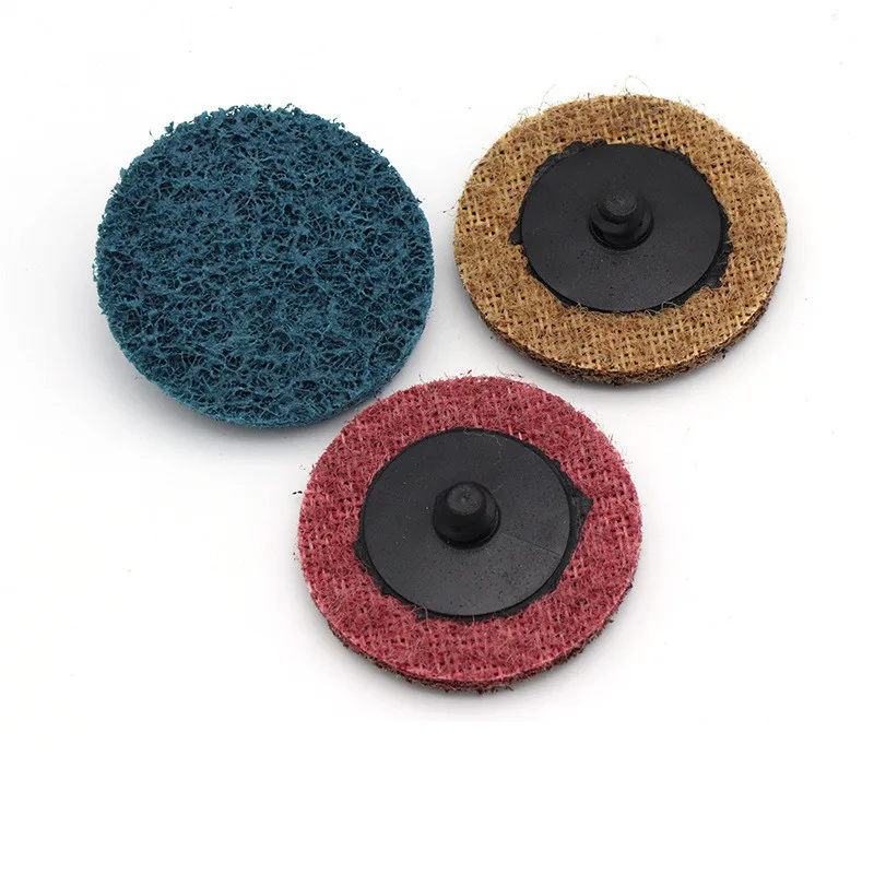 

Sand Disc 2-Inch Nylon Sanding Disc Grinding Metal Processing Polishing Pad Sanding Disc For Car Polisher Red+Yellow+Blue 50MM