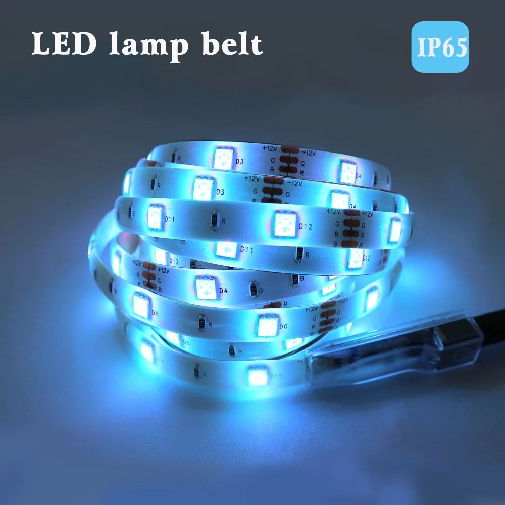 Прокладки СИД светильник, 3 м SMD5050 RGB светильник полоски с Bluetooth APP Дистанционное Цвет изменение веревка светильник s для вечерние, украшение дома