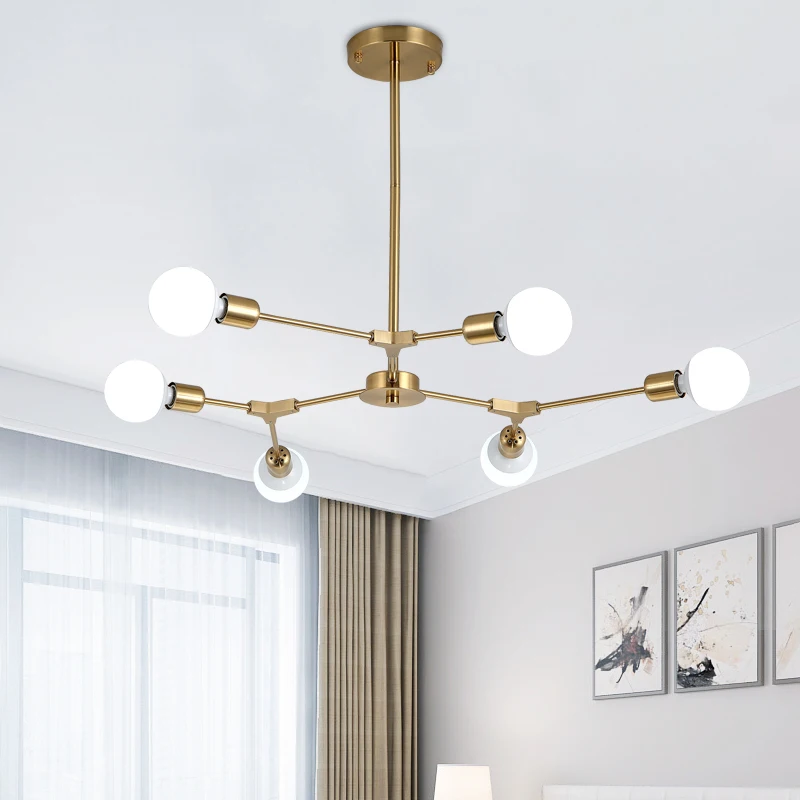 Günstig Magie Bean Molekulare Foyer Kronleuchter Baum Form Kreative Design Moderne Decor Anhänger lampen Nordic Postmodernen Leuchten