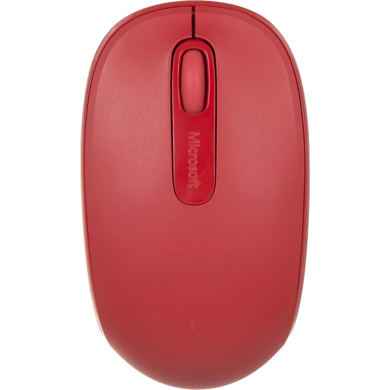 Мышь Microsoft Mobile Mouse 1850 красный оптическая(1000dpi) беспроводная USB для ноутбука(2but