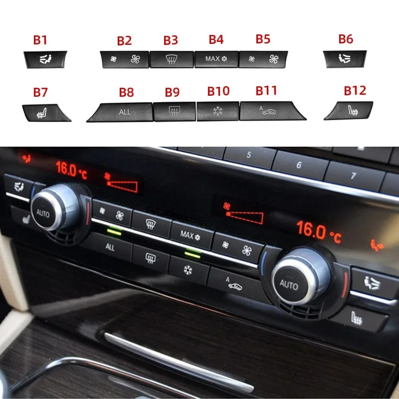 Interruttore Controllo Clima Per BMW Serie 5 F07 F10 F11 F18 - Sostituzione Pulsanti AC