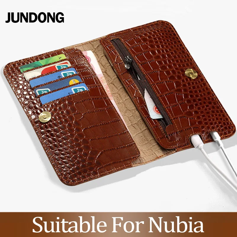 

For Nubia M2 Z7 Z9 Z17 Max Case Multifunction Wallet Phone Bag High quality Purse