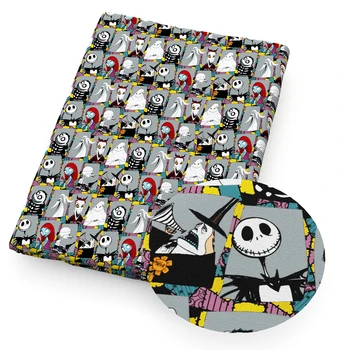 

50*145cm Patchwork Halloween Printed 100% Cotton Fabric for Tissue Kids Home Textile for Sewing Quilting Fabrics,c12935