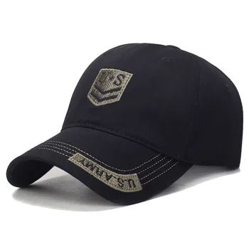 

New retro baseball caps for men and women in spring and summer US horizontal and letters embroidery Adjustable Hip Hop Hats