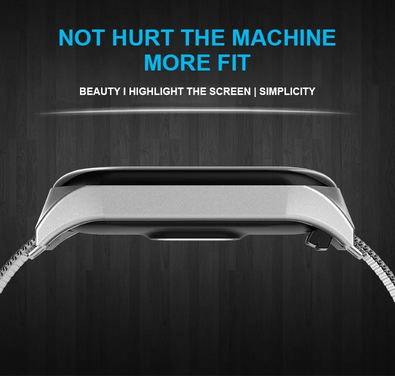 Mi Band 3 4 Strap for fitness bracelet Xiaomi Stainless Steel Wristband Replacement Miband Strap