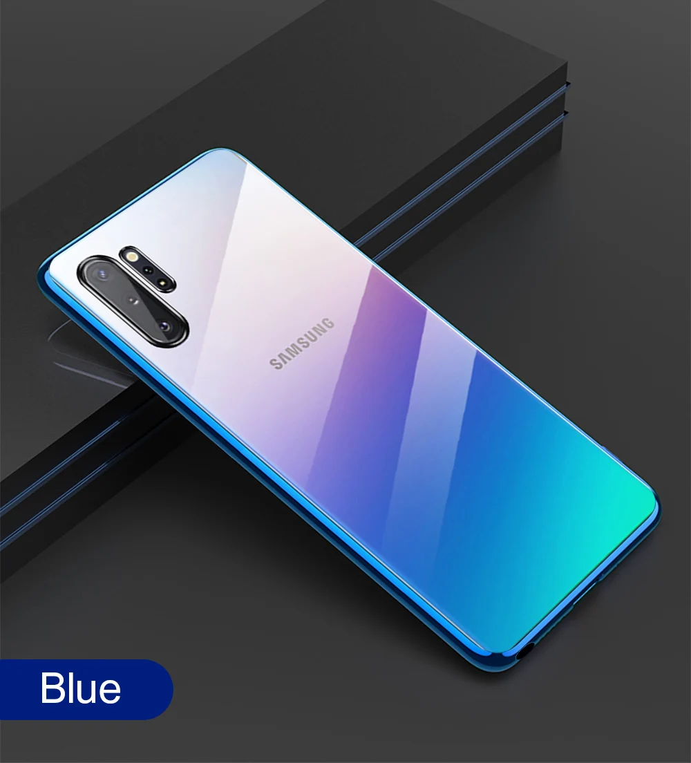 Для samsung Note 10 Plus чехол Чистый Прозрачный pc покрытие жесткий чехол для samsung Galaxy Note 10 Plus 5G Note10 Pro Чехол