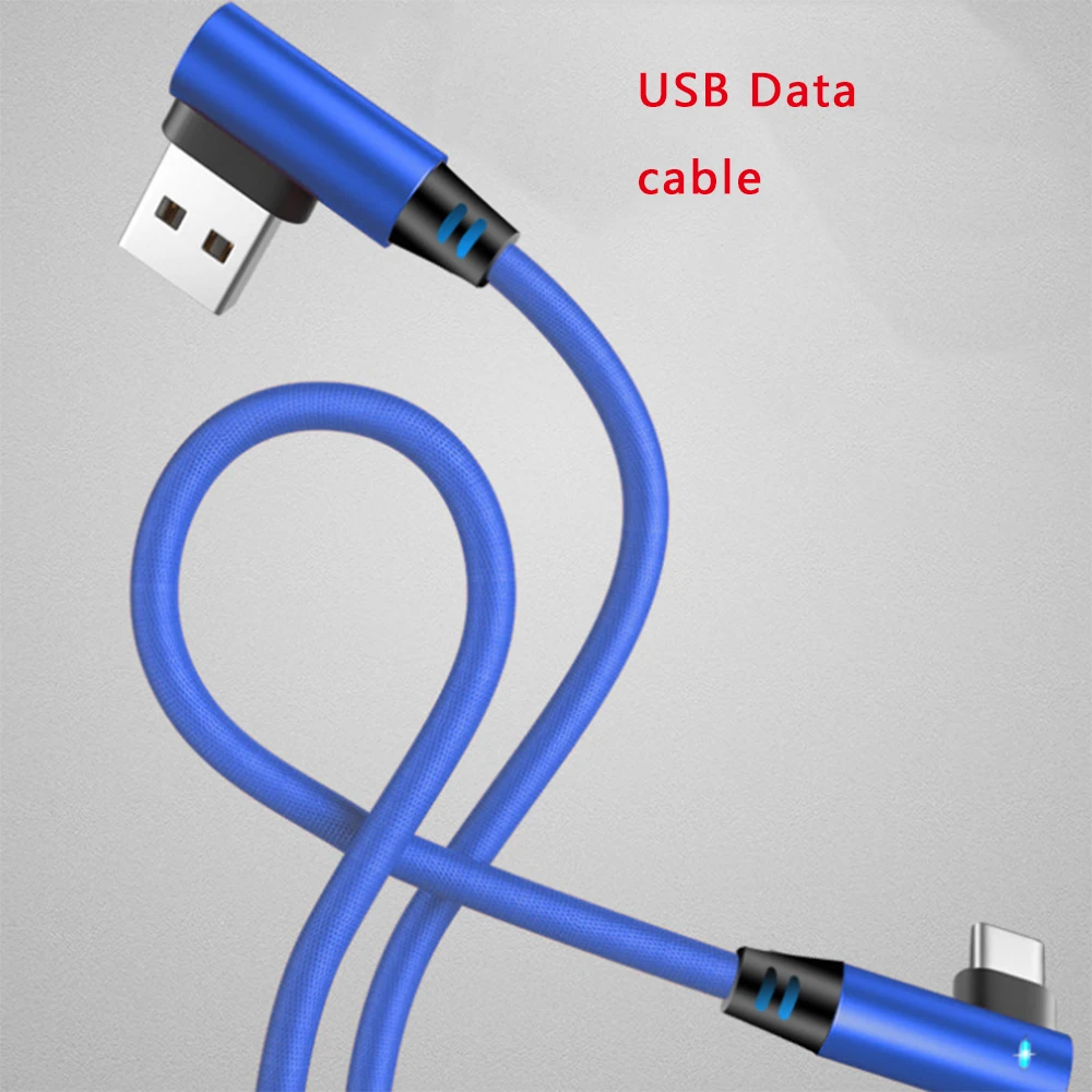 1m 2.4A 90 градусов usb type C usb c кабель для быстрой зарядки type-c зарядное устройство для samsung Xiaomi Iphone