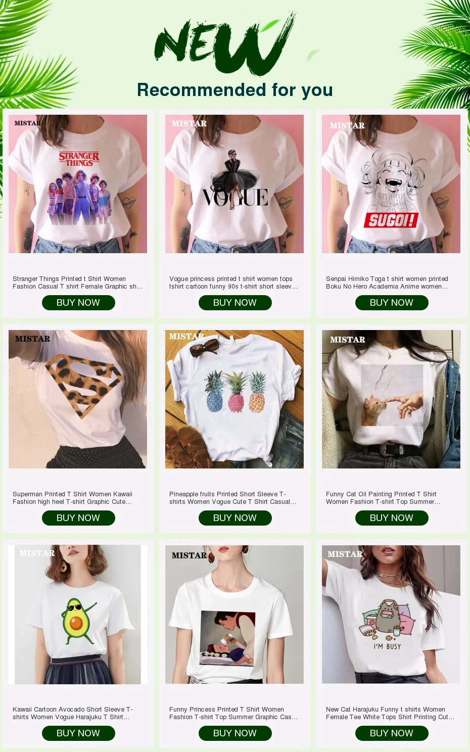 2020 New Summer Kawaii White Tops Powerpuff T Shirt Girls Harajuku Funny Cartoon Printed Cute T-shirts Women's Fashion Clothing