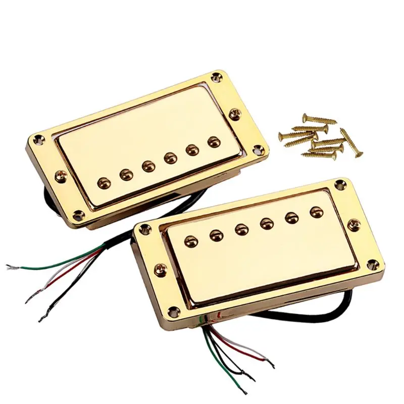 

Guitar Five-core Gold Pickup with Bottom White Copper Cover Musical Instrument Accessories