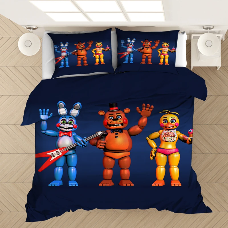Five Nights at Freddy's 3D постельные принадлежности, постельное белье, пододеяльник, игрушечный медведь, одеяло, постельные принадлежности, постельные принадлежности, постельное белье(без простыни - Цвет: 6